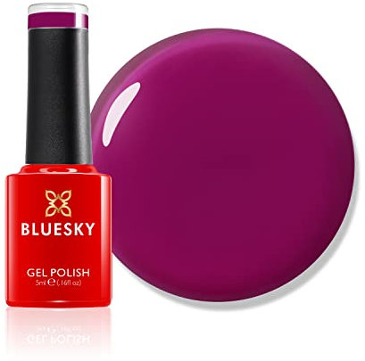 BLUESKY Gel Nail Polish, Shout Loud, SS2323, Magenta Pink, Long Lasting, Chip Resistant, 5 ml Requires Drying Under UV LED Lamp