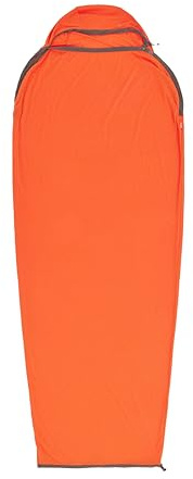 Sea to Summit – Reactor Extreme sovsäcksfoder – normal mamma med dragsnöre – termolit för termisk boost – ultra-sill grejer pack – för backpacking, camping och vintercamping – orange – 364 g