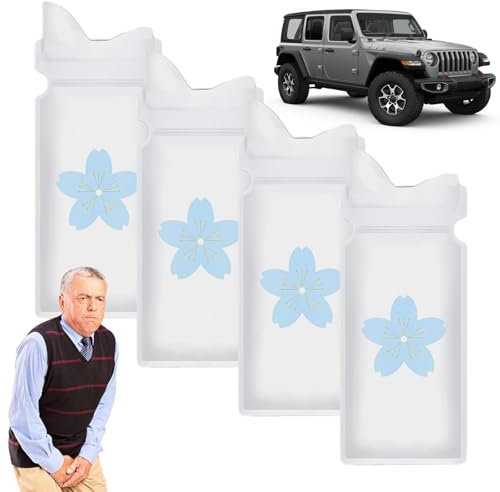 Reise-Urinbeutel, Auto-Urinbeutel, 4 auslaufsichere Erbrochene Beutel | Tragbare Camping Urinal Taschen für Männer Frauen, 700 ml Erbrochene Pipi Taschen, Toi-Tasche