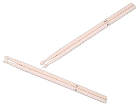 ULDIGI 2 Paar 5a Ahornholz Drumsticks für Schlagzeug mit Hoher Langlebigkeit und Ergonomischem Design zur Reduzierung von Handgelenksbelastung Beim Schlagzeugspielen