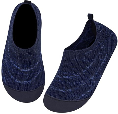 Kyopp Hausschuhe Kinder Turnschläppchen Mädchen Schläppchen Jungen Rutschfest Leichte Pantoffeln Kinder hausschuhe Atmungsaktive Weich Slipper