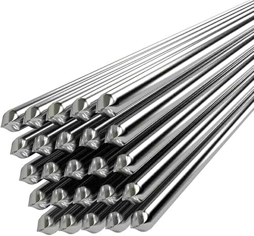 50 Pcs Aluminum Welding Rods, 1.6MM 50CM Welding Flux Cored Rods Wire Brazing Rods No Need Solder Powder,Aluminium Brazing Rod