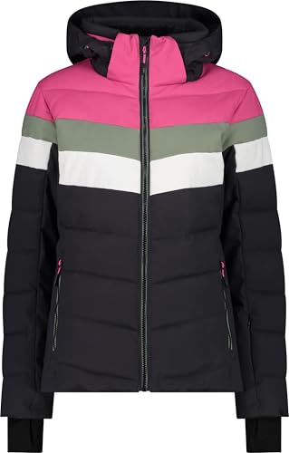 CMP WOMAN JACKET ZIP HOOD ANTRACITE - 44