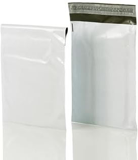 Versandtaschen A3 (500 Stück) 420x310 mm | Versandtüten ideal zum Versenden von Kleidung | Reißfest - wasserabweisend - flexibel | Haftklebend | Versandbeutel ohne Fenster | Weiß