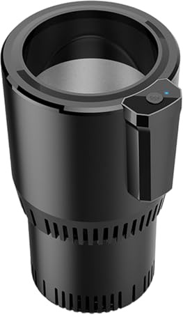 Dispositivo di raffreddamento per tazze per auto, Dispositivo di raffreddamento per bevande per auto - Tazza riscaldante per caffè con portabicchieri isolante,Tazza di refrigerazione per portabicchier