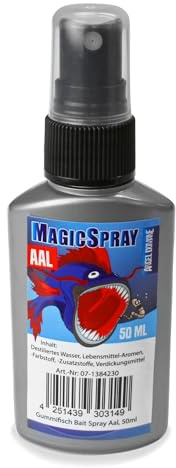 Angel Domäne Bait Spray für Gummifische & Kunstköder – Lockstoff-Zerstäuber für Zander, Hecht, Wels, Forelle & Aal – Intensiver Fressreiz, langanhaltender Duft, Starke Lockwirkung