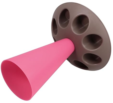 IMIKEYA Pastry Bag Holder Stand 8 Slots Plastic Icing Bag Organizer and Cake Nozzles Holder for Baking Supplies and Cake Decorating in Kitchen