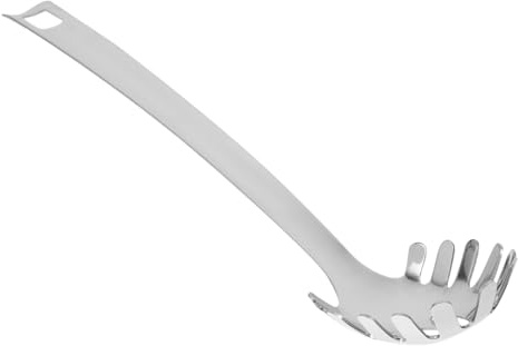 MUELODSIC Cucchiaio Per Pasta Scolapasta Scarico Cucchiaio Multiuso Per Spaghetti Utensile Da Cucina in Acciaio Resistente Antiscottatura e Facile Da Usare