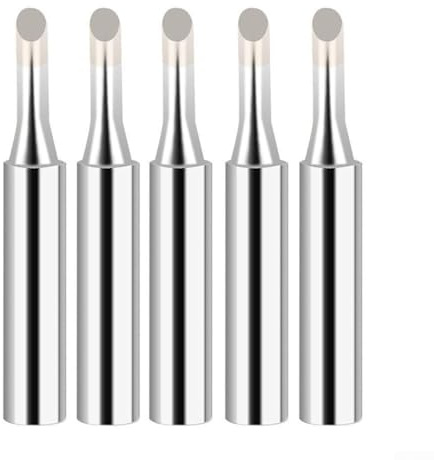 5 puntas de soldador de cobre 900M-T, puntas de soldadura de aleación de cobre y hierro para soldar, compatibles con la serie 900M, rango de 200-480 ℃ (900M-T-3C)