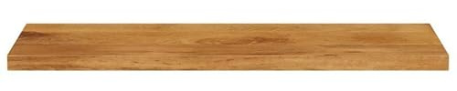 Eleganz Tablero de madera maciza de mango con aspecto de roble, 80 x 30 x 3,8 cm, rectangular, duradera y elegante para cocina, salón u oficina