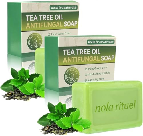 Nola Rituel Savon Antifongique, 2026 Savons Doux et Naturels pour les Pieds et le Corps, Traite l'Inconfort des Pieds et les Irritations Cutanées pour Hommes Femmes (2 boîte)