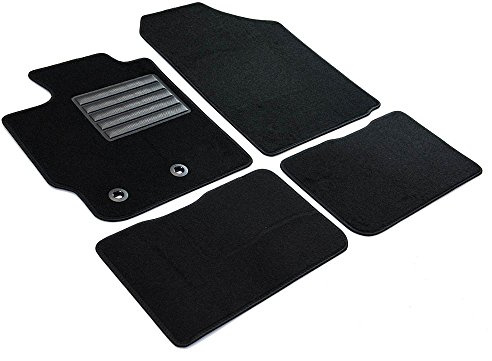 MDM SP-3623 Fußmatten Velours Autoteppich passend für Toyota Yaris II 10.2005>2011, black