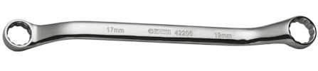 SATA ST42207SC Double-Ended Ring Spanner, 19 x 21 mm, Set of 4