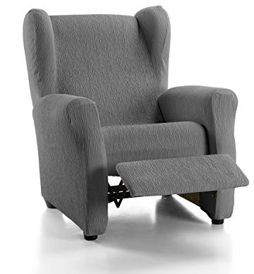 Martina Home Emilia Funda Sillón Relax, Tela, Gris, 33x8x42 cm