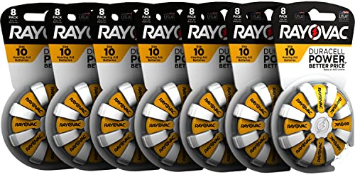 Rayovac Hearing Aid Batteries Size 10 for Advanced Hearing Aid Devices ,56 Count