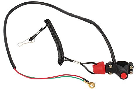 Cortacircuitos Motor Interruptores Pulsador Interruptor de Apagado del Motor con Largo de Seguridad, Botón de Apagado Cerrado Universal