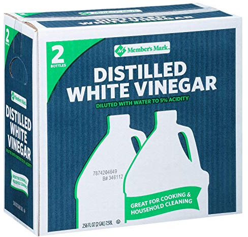 2 Pack Distilled White Vinegar Jug, Total 2 gal