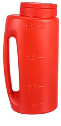 ARTOCT Spandiconcime Manuale con Foro Regolabile, spargitore Manuale da 2 Litri Agitatore per Fertilizzante Distributore di Sale da sciogliere Agitatore per Semina per Seme, Fertilizzante, Sale