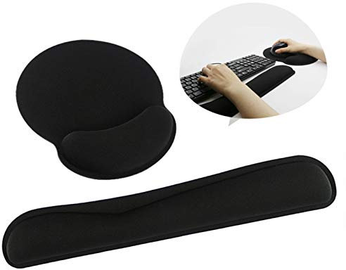 caihuashopping Maus Handballenauflage Tastatur-Maus Handgelenkauflage Combo Gamer Comfort Mouse Pad Handschutz Komfortabler ergonomischer Speicher Handgelenkauflage