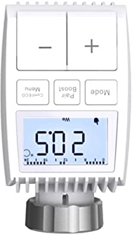 Irfora ZigBee Heizkörperthermostat Heizung Temperaturregler ZigBee 3.0 TRV Temperaturregler Thermostat Heizkörperventil Intelligente Handy APP Steuerung Sprachsteuerung Kompatibel mit Amazon