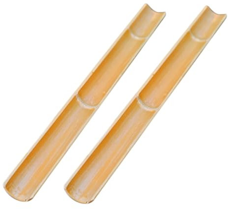 Ciieeo 2pcs Bamboo Water Fountain Outdoor Garden Decor Creative Bamboo Water Fountains for Fish Tank Aquarium