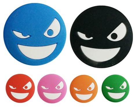 Tennis vibrationsdämpare – 6-pack tennisracketdämpare | skyddande silikon anti-vibrationsdämpare för tennisracket stötdämpning | tennistillbehör för racketboll