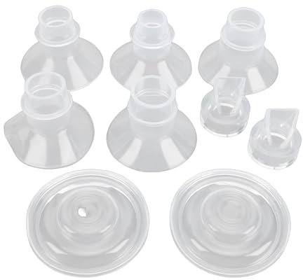 Fafeicy Inserto Flangia Adatto per Tiralatte per Allattamento Indossabile S12, Inserto Flangia in Silicone Parte Pompa di Ricambio Diaframma per Valvole a Becco D'anatra
