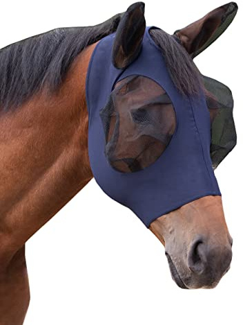 Bonnet Anti-Mouches pour Cheval QHP Super Bug