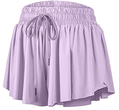 Blaosn Pantaloncini Sportivi fluidi da Donna, per Palestra, Yoga, Allenamento, Corsa, Tennis, Comodi, Abbigliamento Carino Casual Estivo