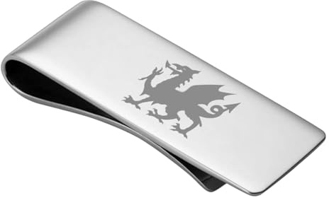 Ashton and Finch Welsh Dragon Money Clip – Engraved Design