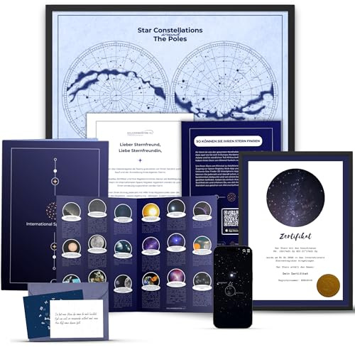 Galaxieregister Sterntaufe - Stern kaufen oder schenken - Sichtbarer Stern