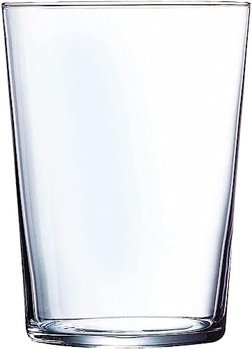 Genérico 3 Vasos de Sidra - Envio 24h - Pack de Vasos para Agua y Bebidas, Ligeros y Resistentes (Transparentes Pack 3, 50 cl)
