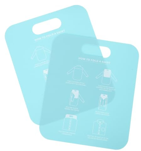 PRETYZOOM 2pièces Planche Pliable pour Vêtements Robuste Aide Pratique pour Linge Et Chemises Outil Gain De Place pour Pliage Maison