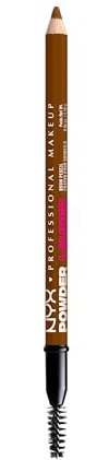 NYX Professional Makeup Powder Louder Brow Pencil, Buildable Shades, Up to 12 Hours of Wear, Transfer and Fade Resistant, With Thickening Micro-Fibres, Vegan Formula, Shade: Auburn