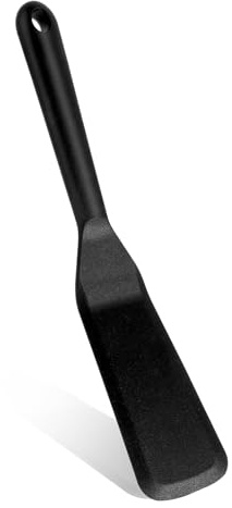 Nogeqi Crepe Spatula Turner - Heat-Resistant, Non-Stick, Long Flat Spatula for Omelette, Pancake, Pizza Flipper (1 Pcs)