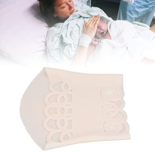 Ceinture de Taille en Silicone, Confortable et Lisse, Bande élastique de Mise en Forme Post-partum, Idéale pour L'amélioration de la Circulation (Couleur de la peau blanche)