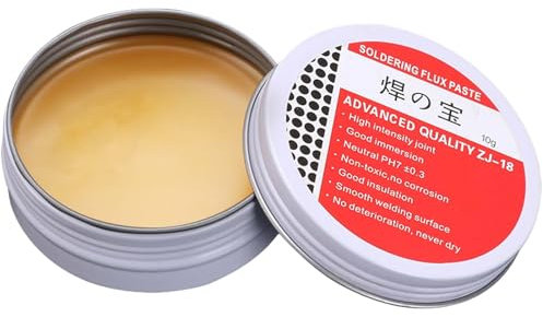 Professional Soldering Paste with 10g Flux for Mobiles, Appliances & Computers - No-Clean Solder Grease Ideal for Welding & Mechanic Maintenance