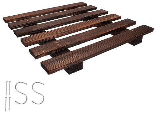 YARNOW Supporto Decorativo Per Balcone A 2 Livelli Porta Piante Da Giardino Scaffale Da Parete Per Esterni Per Giardino