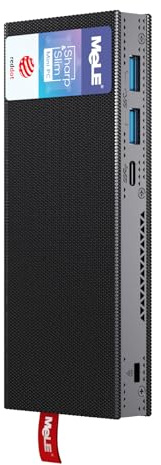 MeLE Fanless PC Stick PCG02 Pro with Win 11 Pro N100(up to 3.4GHz), 8GB DDR4 RAM 256GB Desktop Computer Stick Support 4K Dual HDMI USB3.2 WiFi BT Ethernet,Home Business Office Industrial