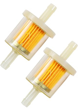Flaconi 2PCS Filtro Carburante per Moto,Filtro Benzina 8 mm,Accessori Di Filtrazione in Linea Benzina,Filtro Liquido Universale per Benzina,Adatto per la Maggior Parte Delle Motociclette,Auto,Scooter