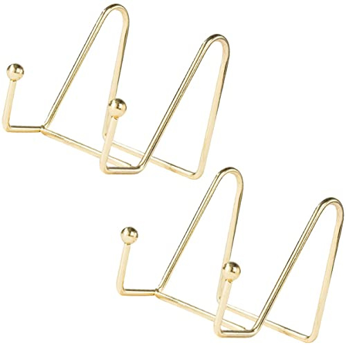 Ipetboom Espositore in Metallo Portapiatti Creativo Espositore per Piatti Foto Libri per Casa e Ufficio Resistente e Solido