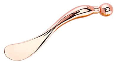 PACKOVE Cucchiaio Massaggiatore per Crema per Occhi Strumento per Rilassamento e Trattamenti Fatica Rosa