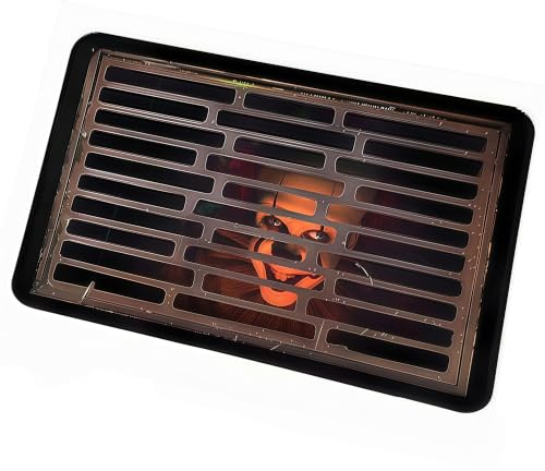 Kezidhp Halloween Fußmatte 3D Clown 40x60cm, lustige Horror-fußmatte Horror Türmatte für Halloween Deko Scary kanalisation, Gruselige Eingangsmatte für den Innenbereich im Freien