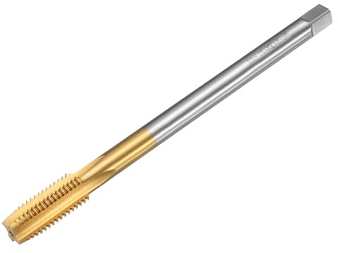sourcing map Metric Thread Tap M11 x 1.5 H2 130mm Straight Flute Screw Thread Milling Machine Taps Threading Tapping Repair Tool