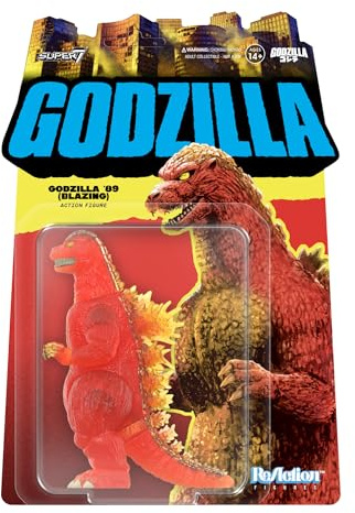 Super7 Reaction Figure Toho Godzilla 1989 (Blazing) - 3.75 Action Figure