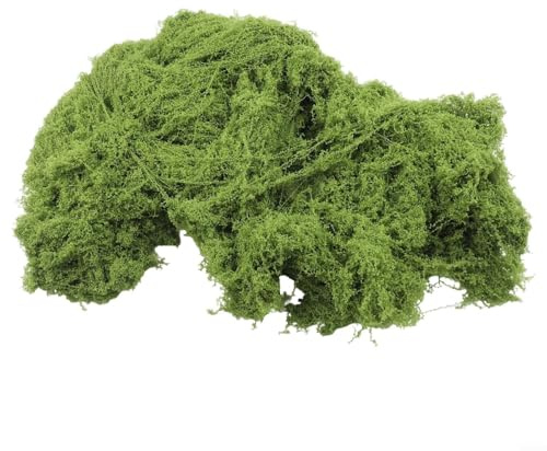 Muschio finto realistico per artigianato e decorazione della casa, per progetti fai da te, disponibile in 50 g, 100 g, 200 g (200 g)