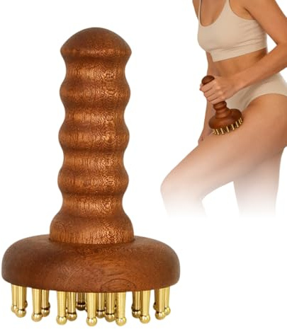Peine de Masaje Corporal Herramienta de Raspado Gua Sha para Cuero | Masajeador de Meridianos para Cuello para Hombres Mujeres Cuello Espalda Baja Cintura
