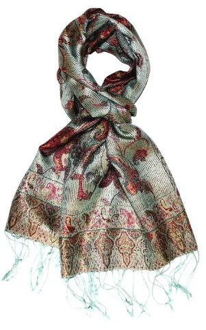 Lorenzo Cana Seidenschal für Maenner Schal 100% Seide gewebt Herrenschal Paisley Muster 780921177