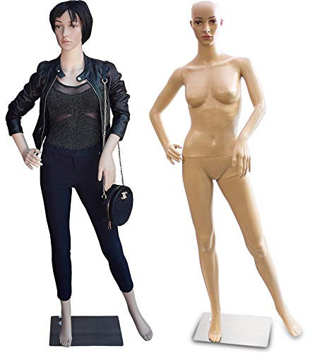 MS Point Schaufensterpuppe Weiblich 360° beweglich 174cm, Frauen, Fashion Professionals, Retailers, Adults, Schaufensterpuppe, Mannequin, Mannequin, Kunststoff (PE), Metall, Hautfarben