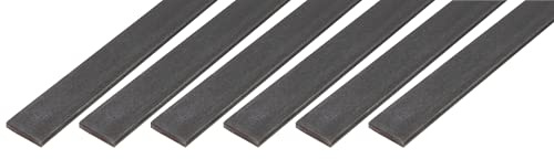 Alberts 423940 Flachstange | Stahl | 1000 x 10 x 2 mm | 6er Set